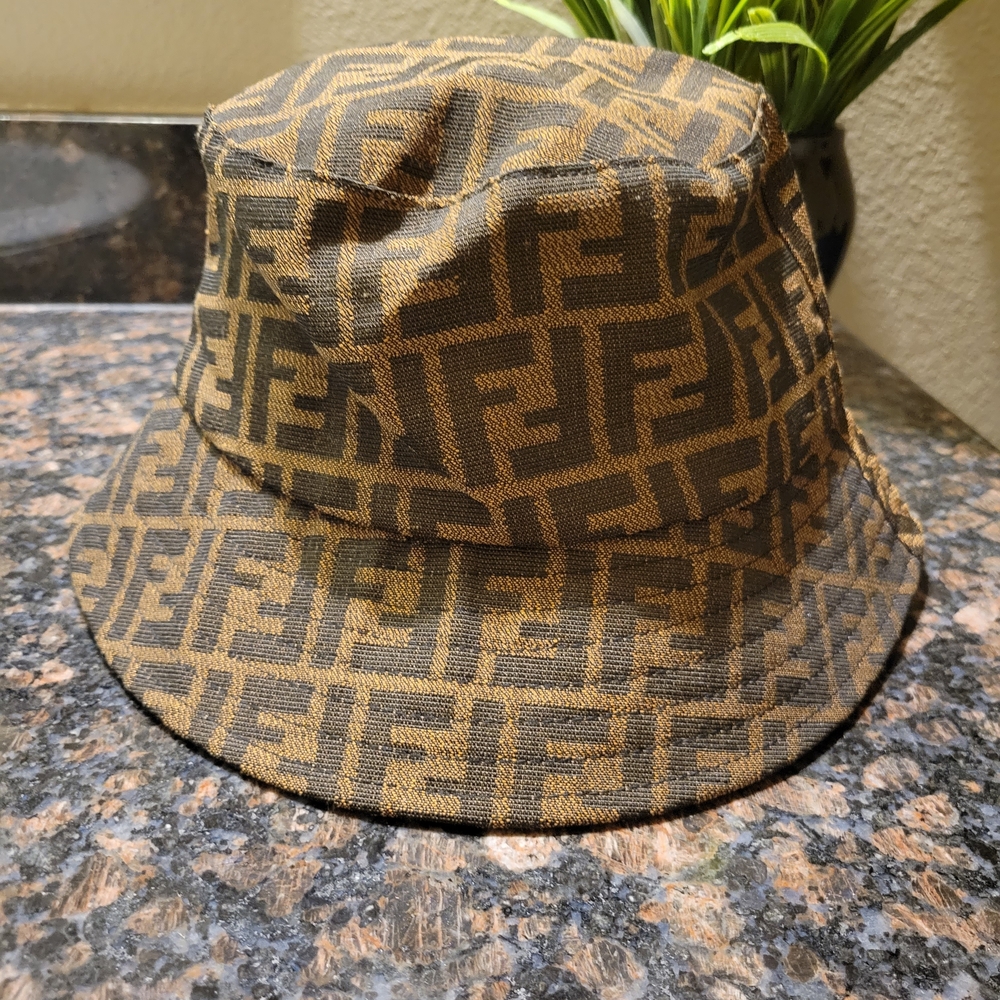 Fendi Brown Bucket Hat